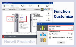 Bút trình chiếu NORWii N95 Pro Spotlight cao cấp 2in1 dùng cho mọi màn hình TV,LED,LCD, bảng chiếu hỗ trợ Windows, MacOS - Hàng nhập khẩu