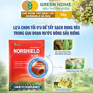 Chế Phẩm Trừ Bệnh NORSHIELD 86.2WG GreenHome, Gói 50gr, Gốc Đồng Đỏ, Bám Dính Tốt, Che Phủ Đều