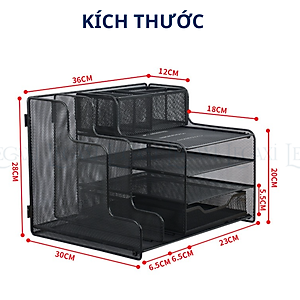 [KỆ TÀI LIỆU ĐA NĂNG] Kệ để hồ sơ tài liệu giấy tờ có nhiều ngăn để tài liệu,bút, thước, ghim bấm, tạp chí Dành cho văn phòng công sở