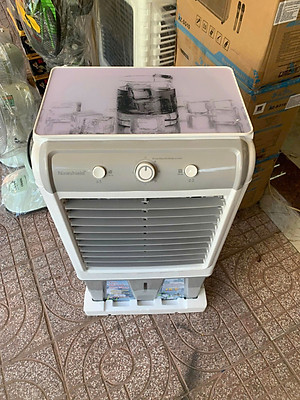 Quạt điều hòa Nineshield KB-588A 45L + tặng 2 đá khô có bánh xe, Motor đồng bền bỉ, êm ái, tiết kiệm điện, dễ dàng vệ sinh, hàng nhập khẩu