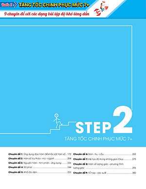 Sách 3 Step - Tiết Lộ Bí Quyết 3 Bước Đạt Điểm 8+ Toán Học