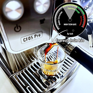 Máy pha cà phê espresso CF05 PRO chuyên nghiệp toàn diện DIY, giảm áp tự động an toàn nâng cấp, Hàng Chính Hãng