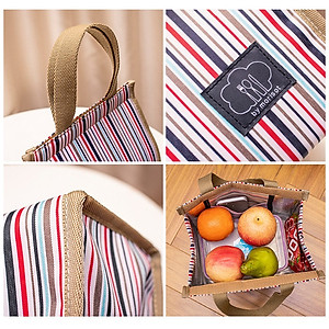 Túi Đựng Hộp Cơm Giữ Nhiệt Size Lớn, Kiểu Dáng Thời Trang Hiện Đại Ver.5 - Hàng Chính Hãng Besti