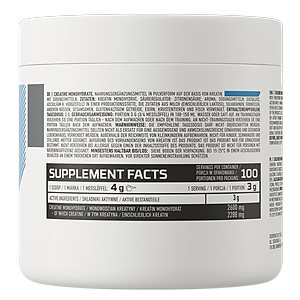 Creatine Monohydrate - Ostrovit (300g, 500g) Tăng Cơ, Tăng Sức Mạnh & Hiệu Suất Tập Luyện
