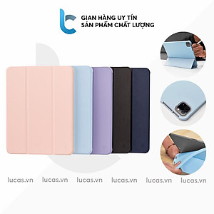Bao da Cho IPAD Pro 11 inch M4 2024 Air 5/Air 4 10.9/ Pro 11 inch/Gen 9 8 7th 10.2/Gen 10 hiệu WIWU Classic II lưng mềm có khay bút chống sốc chống va đập - Hàng chính hãng