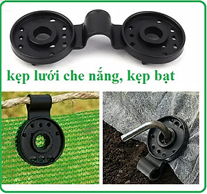 Bộ 50 Kẹp Vải Bạt Che Nắng Cho Nhà Kính Ngoài Trời, Dụng cụ kẹp bạt che nắng. Kẹp Tấm Lưới Che Nắng Ngoài Trời, Kẹp Lưới