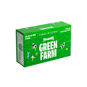 Thùng 48 hộp Sữa Tươi Tiệt Trùng Vinamilk Green Farm có đường 180ml