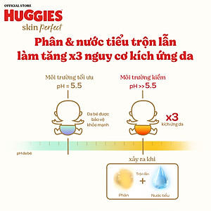 Combo 3 Tã/bỉm dán Huggies Skincare Super Jumbo M76+3/L68/XL60/XXL54
