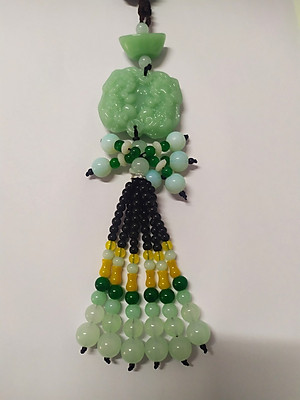 Cặp Nghê Xanh Phong Thủy Treo Xe Ô Tô Mang Tài Lộc Và May Mắn