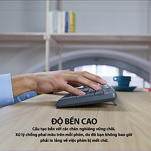 Bộ Bàn Phím Và Chuột Không Dây Logitech MK235 - Hàng chính hãng
