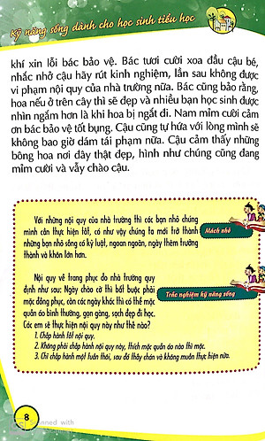 Sách Kỹ Năng Sống Dành Cho Học Sinh Tiểu Học - 50 Điều Cần Thiết Cho Học Sinh Tiểu Học ( Tập 1 )(Tái Bản)