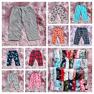 Quần chục dài bé gái bé trai quần nhiều họa tiết ngẫu nhiên giao các màu khác nhau MamLa