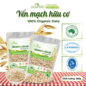 Yến Mạch Hữu Cơ Xuân An [ko đường] Túi 400G (Tặng Kèm 1 Túi Yến Mạch 150G)