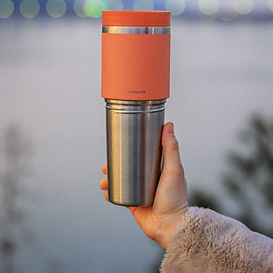 Bình giữ nhiệt Slo 2in1 with tumbler LocknLock LHC4332 (Bình giữ nhiệt và cốc nhựa) 600ml