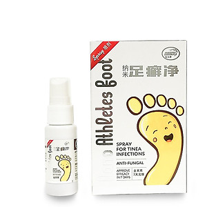 Thuốc Xịt Giúp Giảm Các Triệu Chứng Liên Quan Đến Nấm Da Nano Athletes Foot 20ml Với Công Thức Độc Quyền Ngăn Ngừa Nhiễm Trùng Nấm Ở Chân 