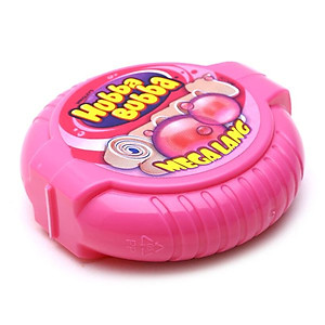 Lốc 12 cuộn Kẹo gum cuộn siêu dài Hubba Bubba Mega Lang vị Bubblegum (180cm - 56gr)