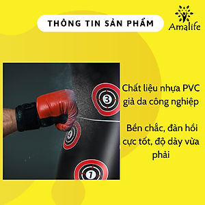 Vỏ Trụ Đấm Bốc Tự Cân Bằng Tặng Kèm Bơm Hơi - Trụ Đấm Bốc Cân Bằng Chính Hãng Amalife