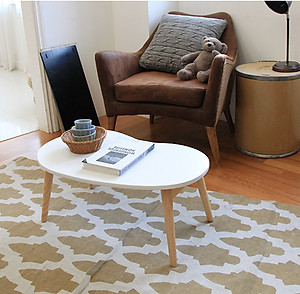 BÀN TRÀ/ SOFA HÌNH HẠT ĐẬU CHÂN GẤP HÀN QUỐC - D TBLE