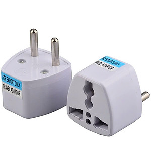 COMBO 2 Đầu Chuyển 3 Chấu Thành 2 Chấu Để Sử Dụng Các Loại Ổ Cắm Thông Dụng Đa Năng Phích Cắm Chuyển Đổi 3 Chấu Sang 2 Chấu