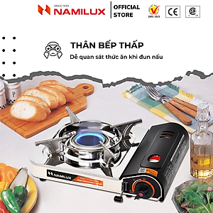 Bếp Gas Mini NaMilux NH-032PS│Đầu Đốt Cyclone│Tiết Kiệm Gas│Van Ngắt Gas An Toàn│Công Suất 2.4Kw │Hàng Chính Hãng