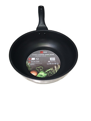 Chảo inox chống dính sâu lòng cao cấp Fivestar 3 đáy từ , inox 430, tặng 1 sạn dừa