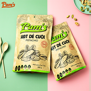 Hạt Dẻ Cười Không Tẩy Trắng Pams - Hạt Dẻ Nhập Khẩu Mỹ, Nhân Giòn Ngon, Dùng Ăn Kiêng Ăn Vặt