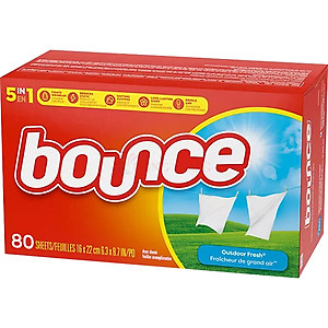 Giấy thơm quần áo Bounce Sheets (80 tờ) - Hàng chính hãng