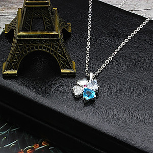 Dây Chuyền Nữ Cỏ 4 Lá May Mắn BẠC HIỂU MINH DMD404