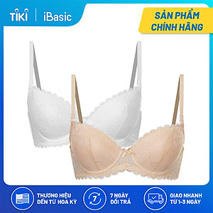 Combo 2 áo ngực demi mút vừa ren iBasic VA086