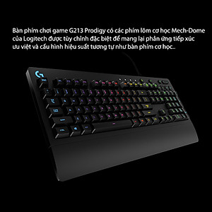 Bàn phím game có dây Logitech G213 Prodigy RGB Lightsync - Hàng chính hãng