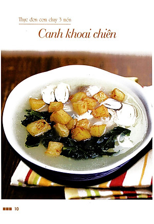 Sách Thực Đơn Cơm Chay 3 Món