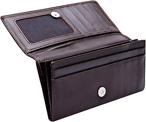 Ví Nữ Huy Hoàng HT3123 (9 x 18.5 cm) - Nâu