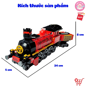 Đồ chơi xếp hình Qman 42101 - Tàu hỏa biến hình (305 mảnh ghép)