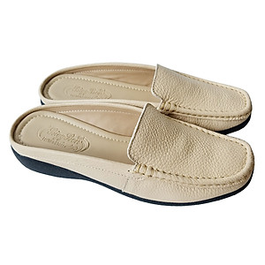 Dép Sục Nữ Da Bò Thật BIGGBEN Cao 3 phân SBN45