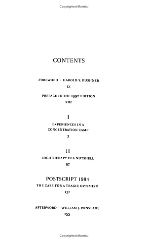 Man's Search For Meaning