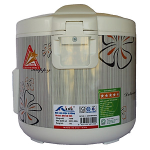 Nồi Cơm Điện Tự Động Nắp Gài Aidi MR-SM 09K (1,8 lít) - Màu Ngẫu Nhiên - Chính Hãng