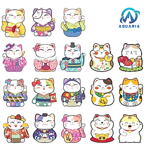 Combo 5 Bao Lì Xì Chibi Mèo 36 Sắc Thái 4D Phản Quang Cầu May Mắn Quý Mão 2023 Quà Tặng Đáng Yêu (Được Chọn Mẫu)