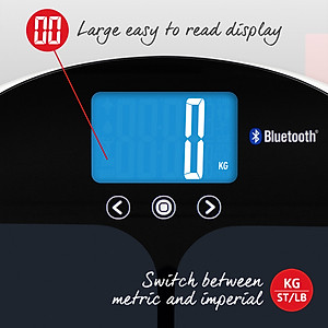 Cân phân tích chỉ số cơ thể thông minh Salter 9192BK3R - Kết nối qua app