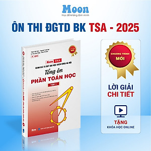 [ TSA 2025 ] Sách Đánh giá tư duy đại học Bách Khoa Hà Nội Moonbook