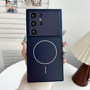 Ốp Lưng Từ Tính Cho Galaxy S25 Ultra / S24 Ultra Nhựa Cứng Mờ Tráng Gương - BUM STORE GALAXY CASE