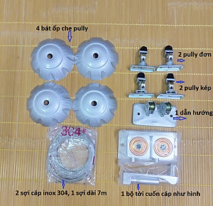 Bộ linh kiện giàn phơi Hòa Phát 999B