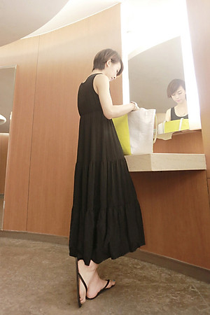 Đầm bầu thun dài co giãn 4 chiều thoải mái nhiều màu db16 - đen - freesize