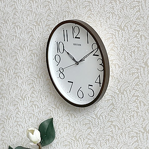 Đồng hồ Rhythm CMG623NR06- Kt 25.5 x 3.5cm, 470g, Vỏ nhựa. Dùng Pin.