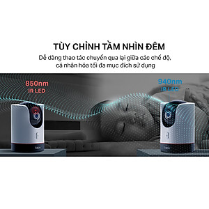 Camera trong nhà TP-Link Tapo C225 - Quay quét 360 độ, Phát hiện người, vật và xe cộ, Đàm thoại 2 chiều - Hàng chính hãng