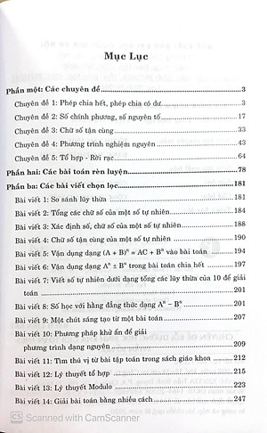 Chuyên đề bồi dưỡng học sinh khá, giỏi Toán THCS Phần Số Học  