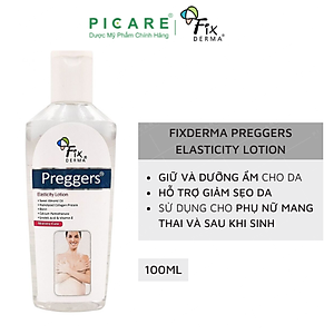 Lotion dưỡng ẩm, giảm vết rạn Fixderma Preggers Elasticity Lotion (100ml)