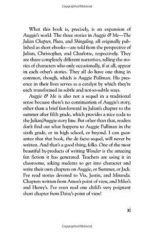 Auggie & Me: Three Wonder Stories