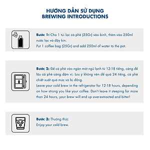 Cà Phê Cold Brew Arabica Cầu Đất DalatFarm - Túi 125 g