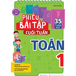 Combo 2 Cuốn Phiếu Bài Tập Cuối Tuần Toán Và Tiếng Việt 1