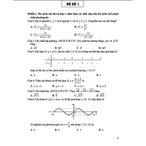 Sách - Bộ đề ôn tập thi tốt nghiệp THPT môn toán (thích hợp dùng cho các kì thi đánh giá năng lực) - HA